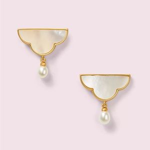 NWT Kate Spade New York Into the Sky cloud Drop Earrings